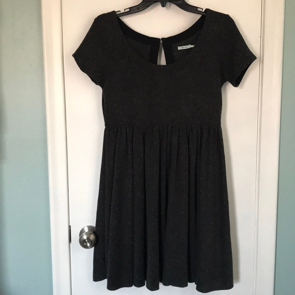Kimchi Blue heather charcoal gray dress